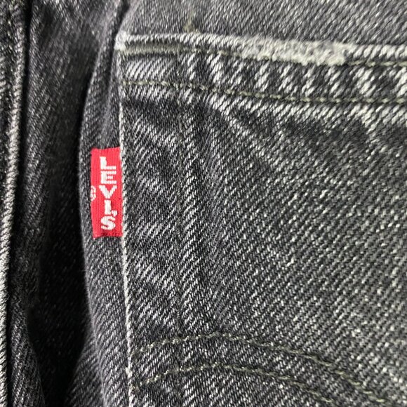 Levi's Premium 501 S Jeans Women's 26 x 28 Fit 28x28 Black Skinny Button Fly - Picture 7 of 16